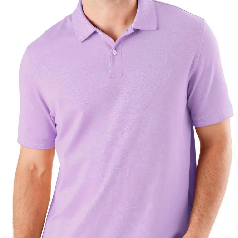 Polo by Members Mark Light Purple Polo Shirt